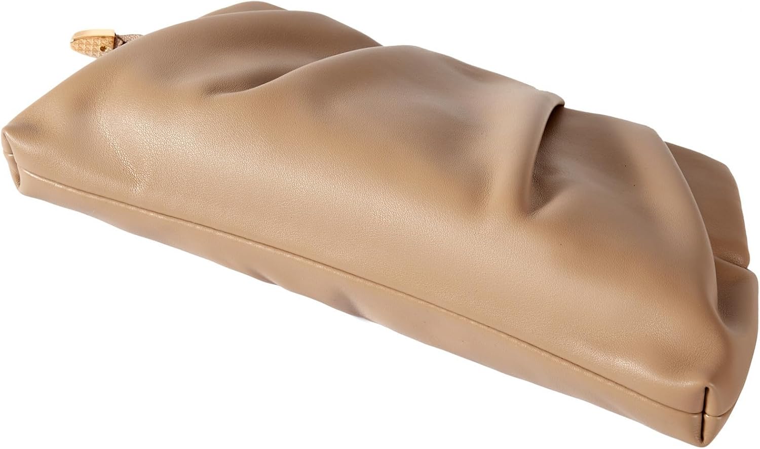 Evening Bag for Women Ruched Clutch Purse Detachable Metal Chain Crossbody Bag - Image 4