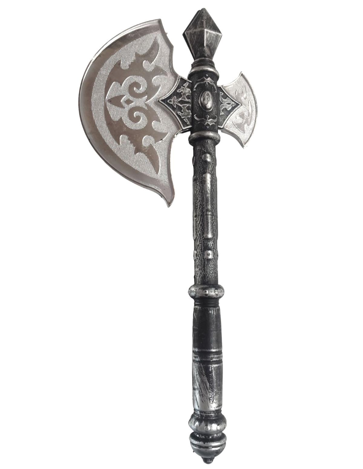 BookMyCostume Parashu Battle Axe Ganesha Pharsa Fancy Dress Costume Accessories for Kids Free Size Silver/Black 2