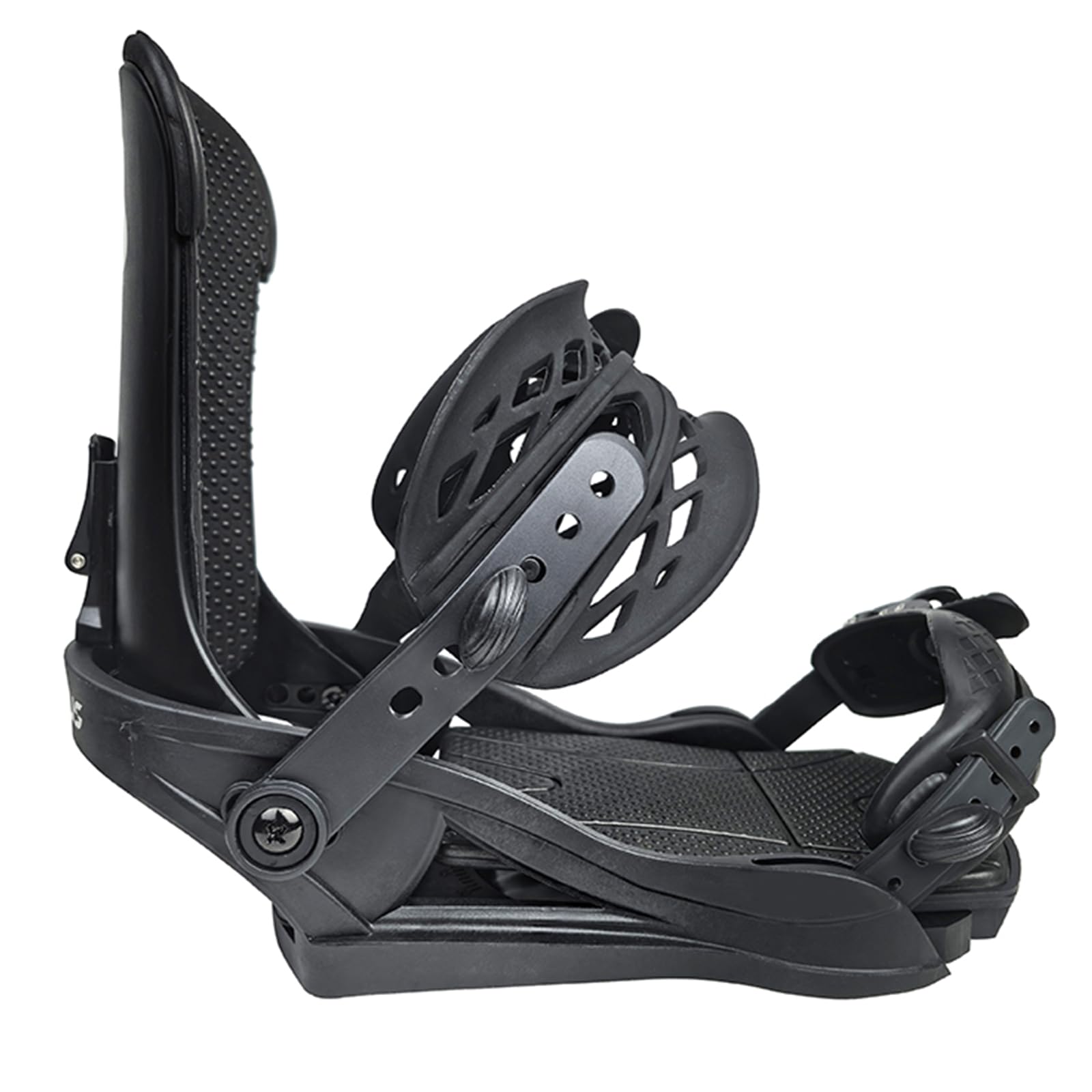 Fixations de Planche à Neige pour Hommes et Femmes, Fixations Ultra légères pour Toutes Les Montagnes et Freestyle, entrée Facile sans Bretelles et cliquet d'orteil