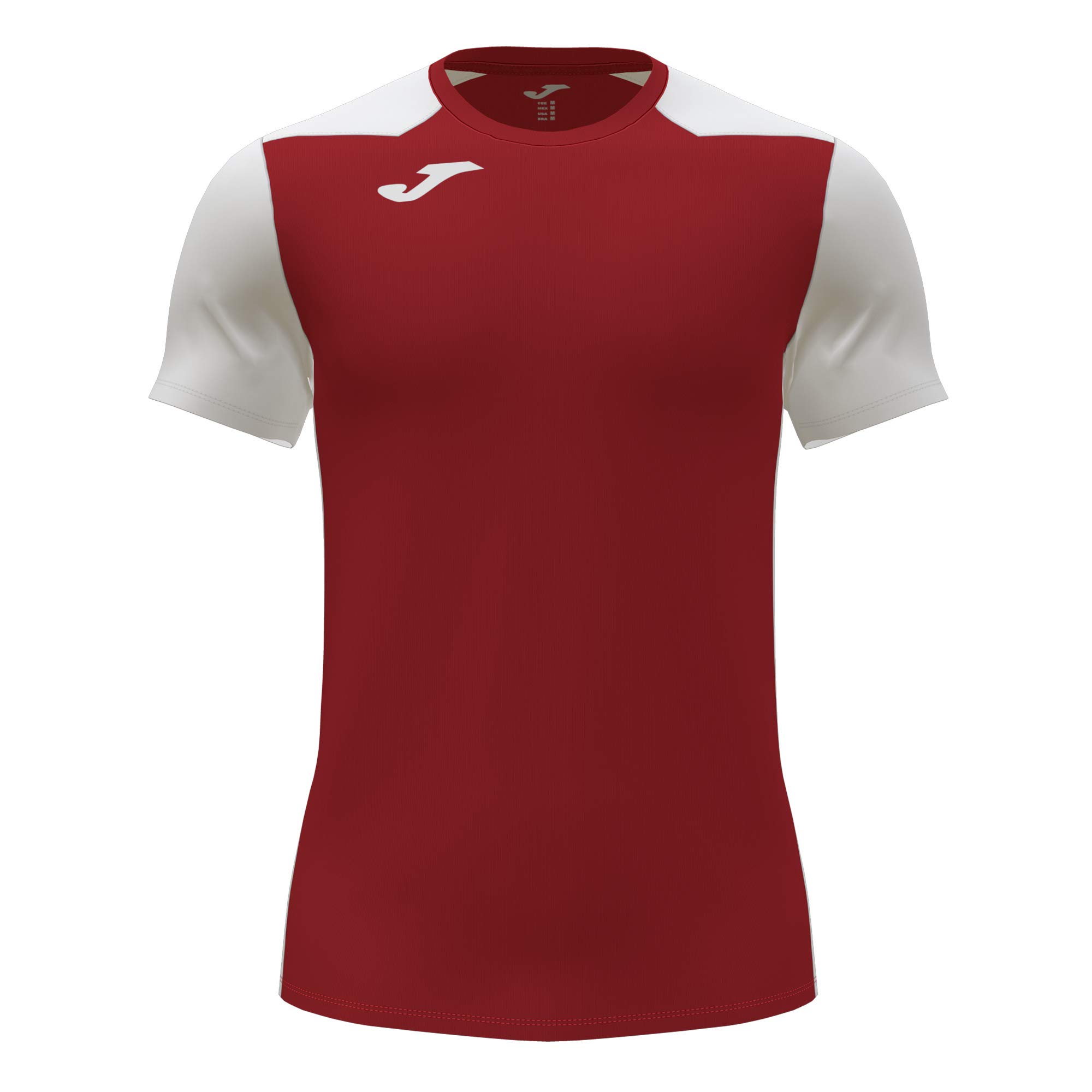 Joma Men's Record II T-Shirt, Red-White, XXL