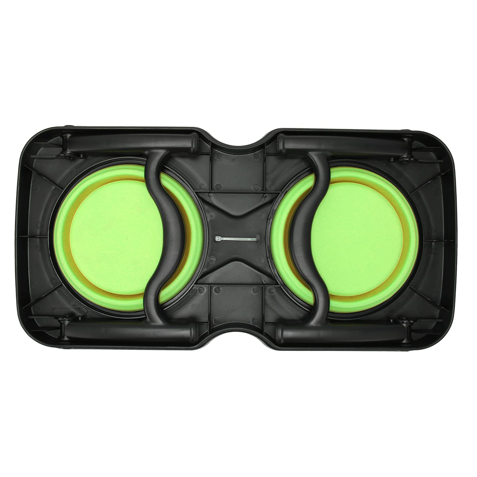 Gamelle pliante pour chien - Portable - Double pliable - Convient pour une utilisation à la maison ou en sortie, en randonnée, en camping, en voyage avec des animaux de compagnie, etc - Taille S