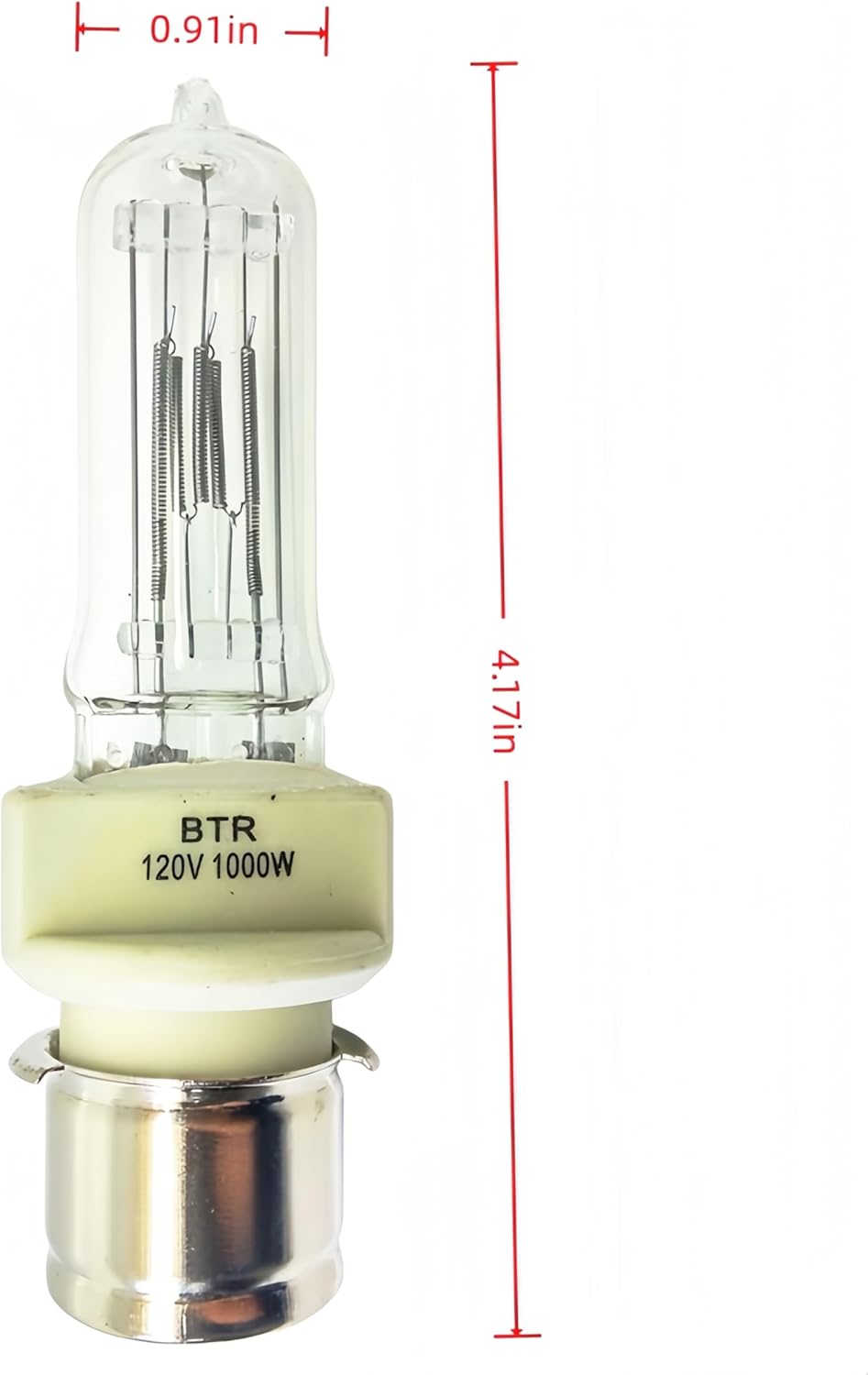 BTR 1000W / T7 / 120V / CL / P28S T7 Bulb 1000-Watt 120-Volt Medium Pre-Focus Based Stage and Studio