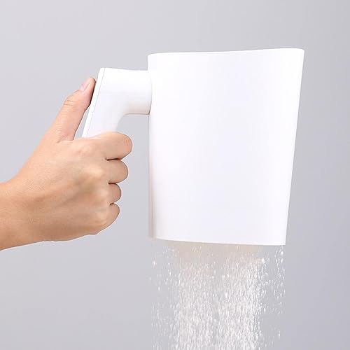 Tamiz de harina eléctrico de 1L sin BPA Herramienta para hornear de cocina Tamiz de harina Alimentado por batería portátil 4 tazas de capacidad de