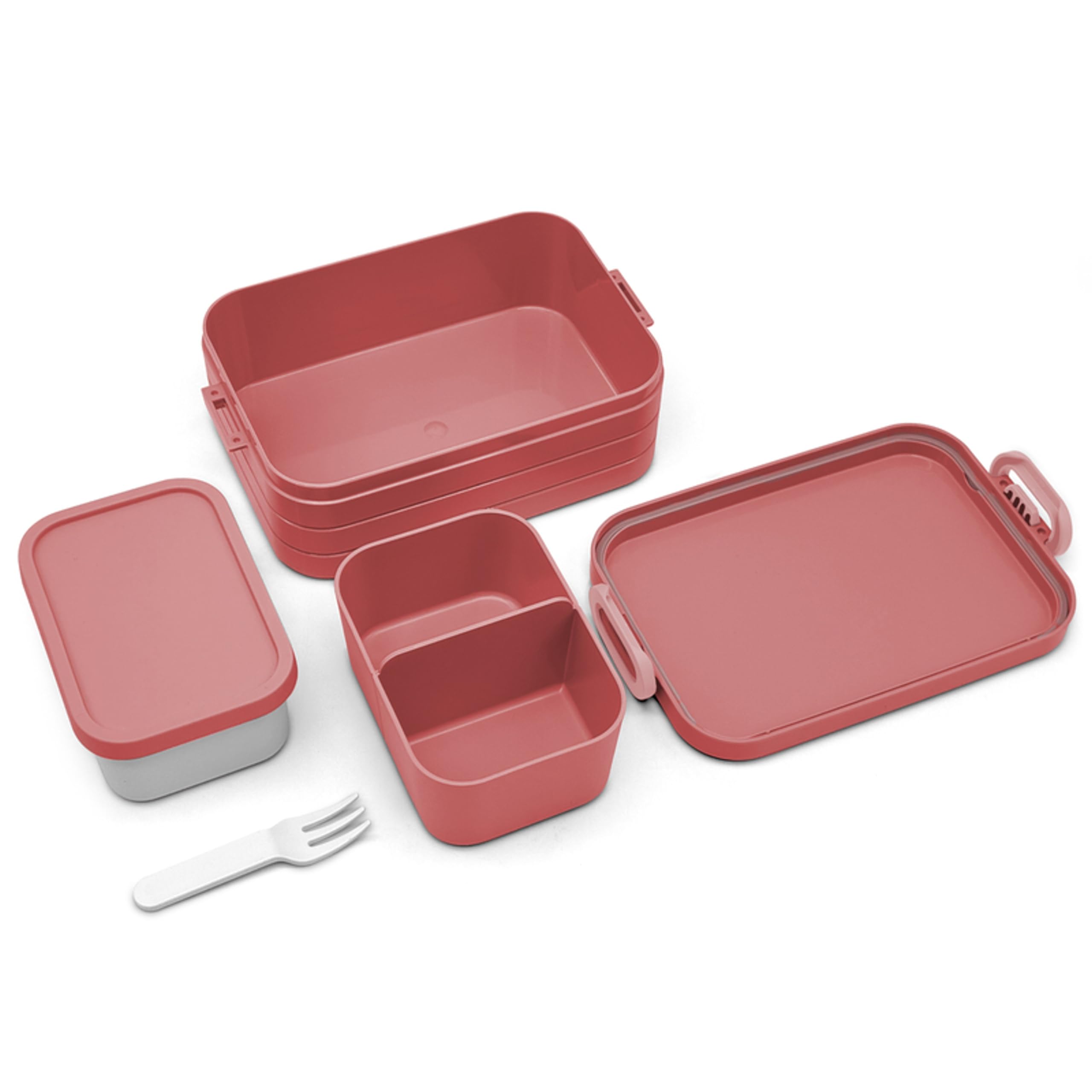printplanet® Personalisierbare Brotdose „Layout Elefant“ – Lunchbox/Bento Box von Mepal – mit eigenem Namen oder Wunschtext – Farbe Vivid Mauve – BPA-frei – Geschenkidee
