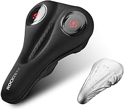 ROCKBROS Cubierta de Gel de Asiento Funda de Sillín Bicicleta MTB Montaña Carretera Suave con Funda Impermeable y Antipolvo Transpirable