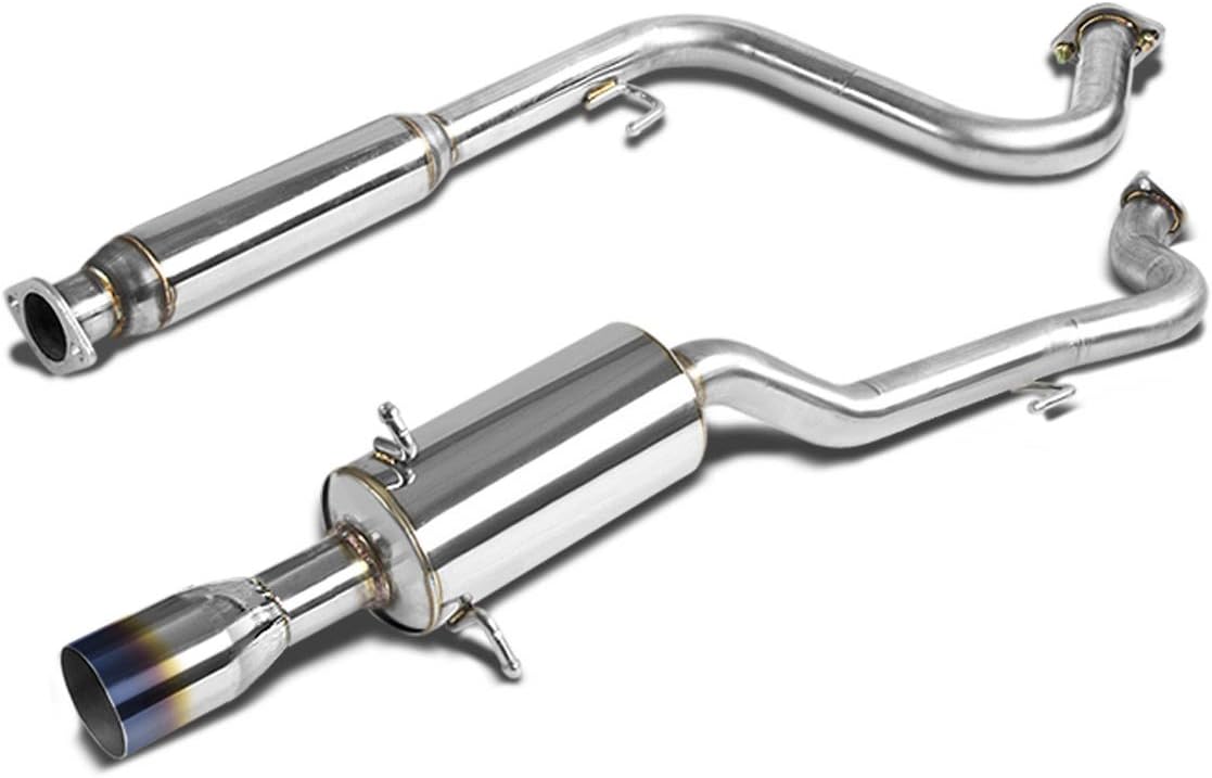 DNA MOTORING CBE-CCBT05-NRT Stainless Steel Cat Back Exhaust System [Compatible with 05-10 Chevy Cobalt 2.2L DOHC / 07-10 Pontiac G5 2.2L DOHC]