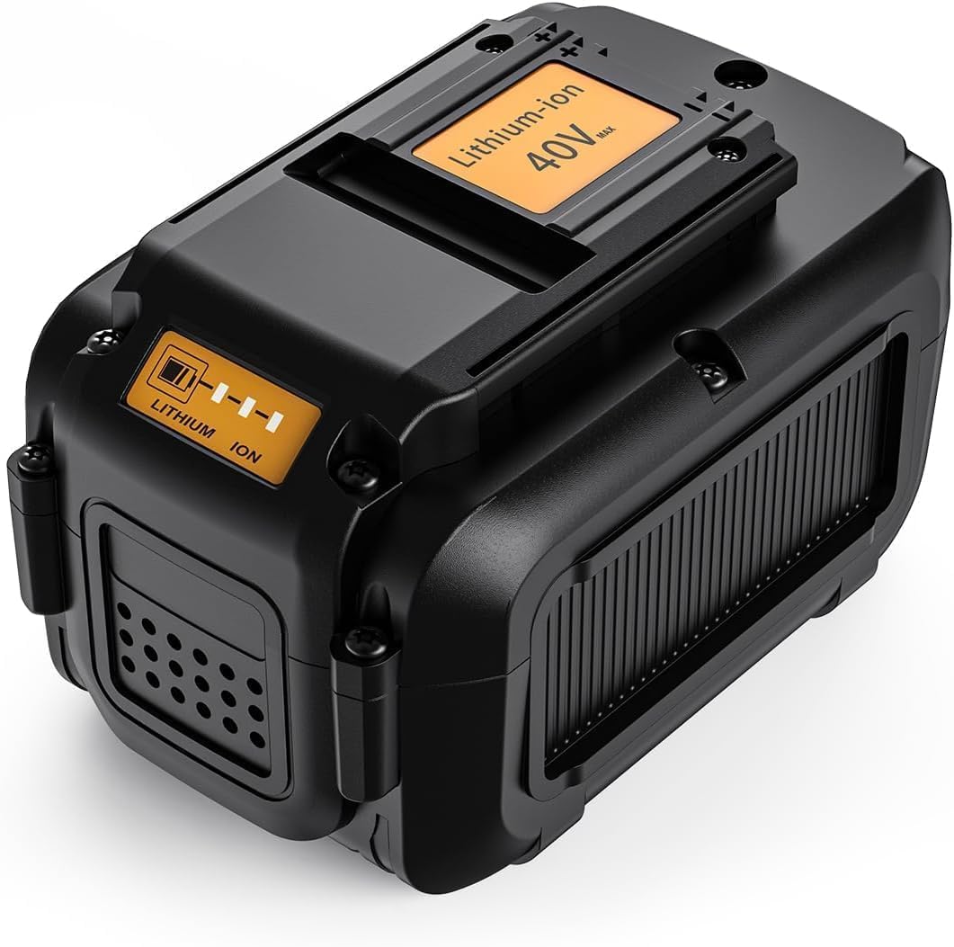 40V MAX Replacement Battery 12.0Ah (12000mAh) Lithium-Ion | Compatible with dewalt dcb404/dcb406/dcb407/dcb114 & All 40V Tools | High-Capacity, Overcharge Protection, LED Indicator