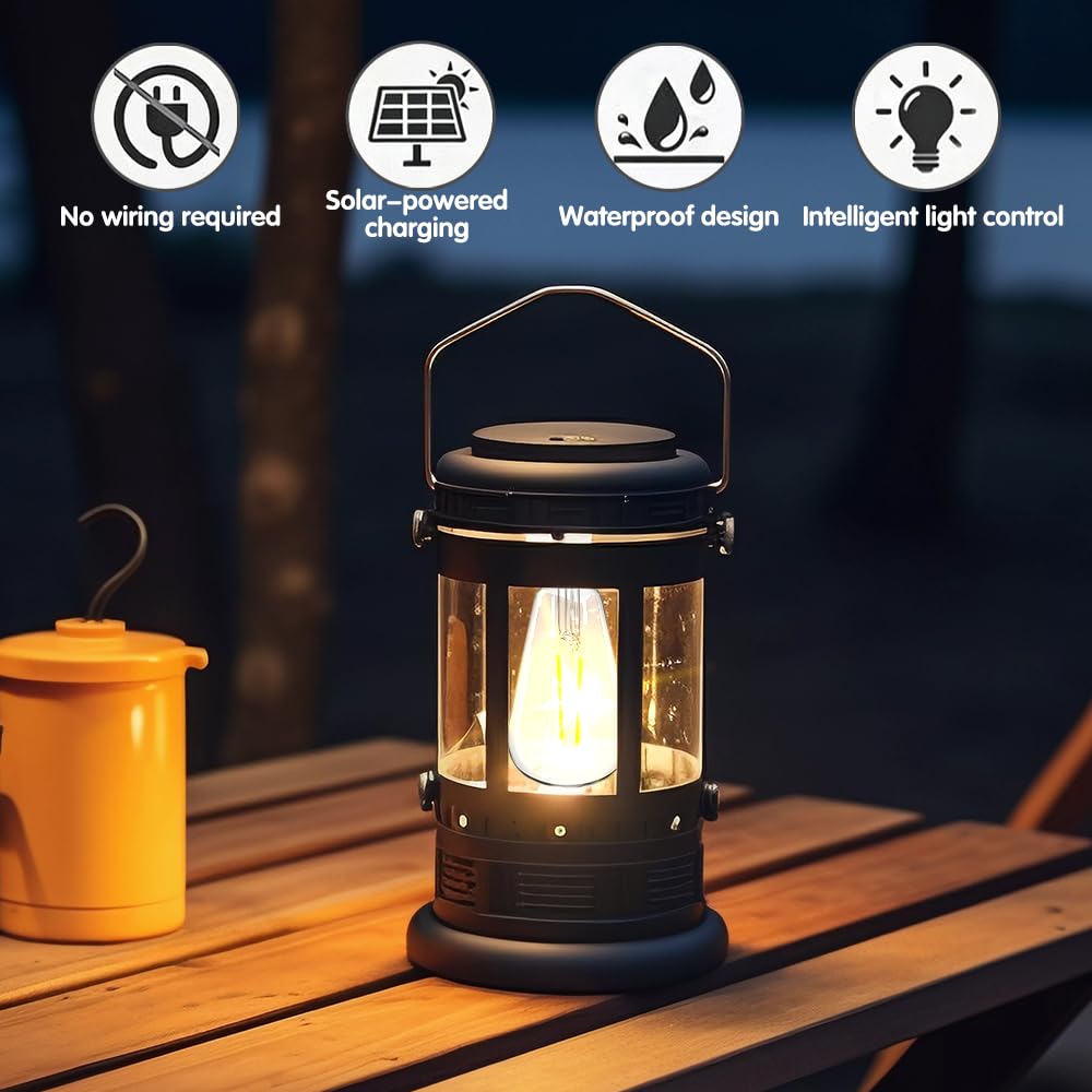 Ampoule Solaire Exterieur, 2 Pièces 8.5 cm Lampe Solaire Jardin Rechange, Lampe Solaire de Rechange avec Ampoule LED Brillante, Éclairage Solaire D'extérieur Décoration DIY (4PCS)