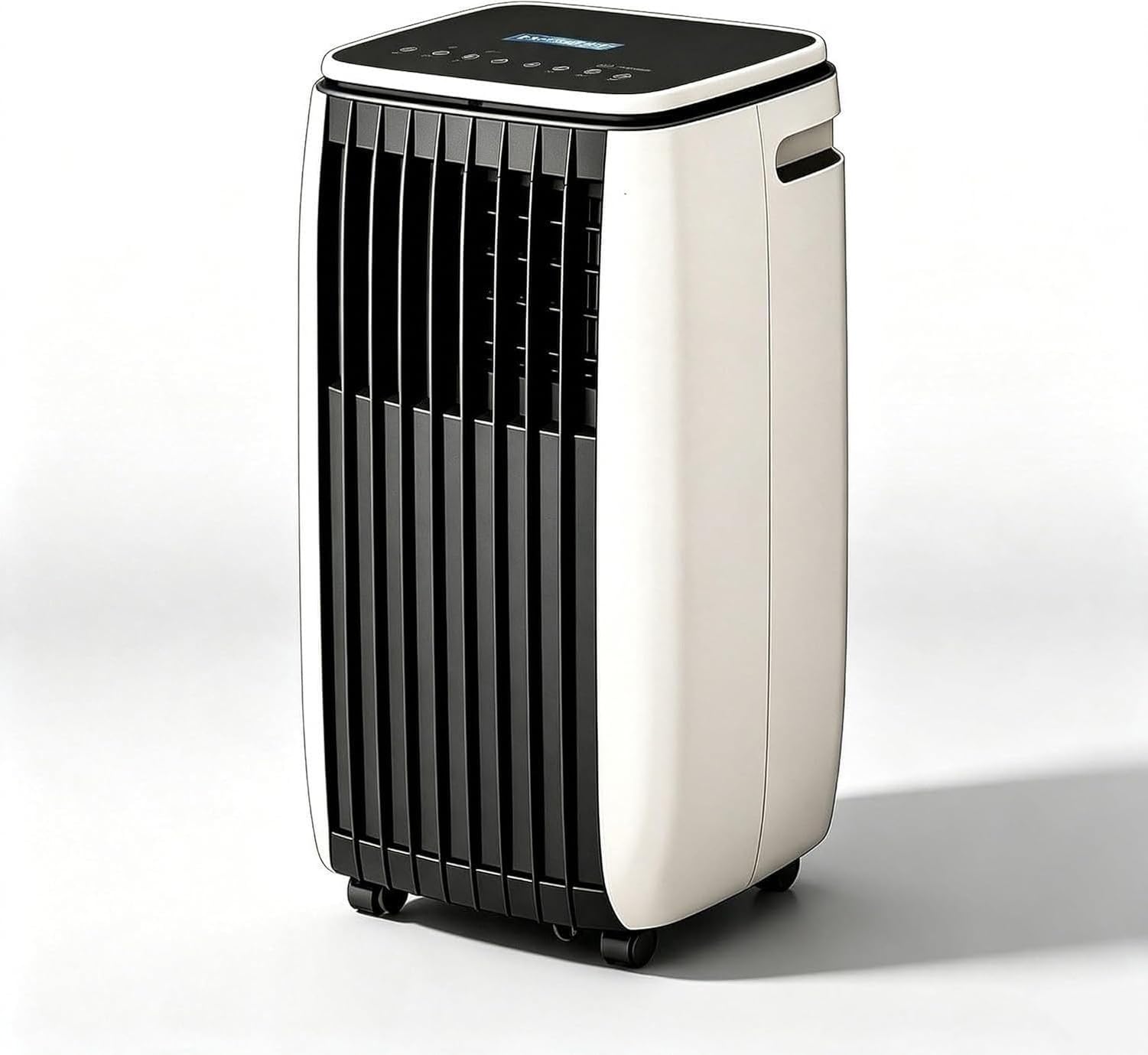 Condizionatore Portatile 18000 BTU 2-in-1 Raffredda e Riscalda Free Standing con Ruote, Bianco, Spina UK e UE, Clima Tutto l'Anno per Ambienti Grandi, C+hot & Cold 12000 Btu, C+Hot & Cold 12000 BTU