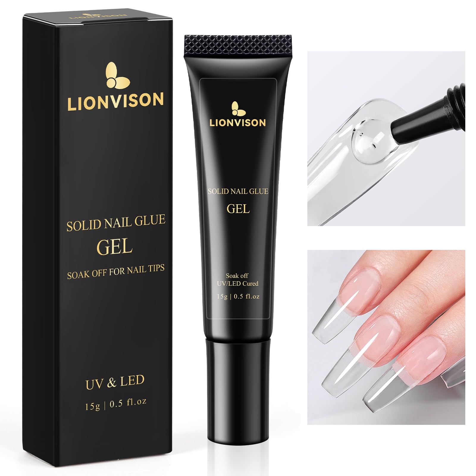 LIONVISON 3XL Nail Tips - 504 PCS No C Curve -11 LIONVISON 3XL Nail Tips - 504 PCS No C Curve -11