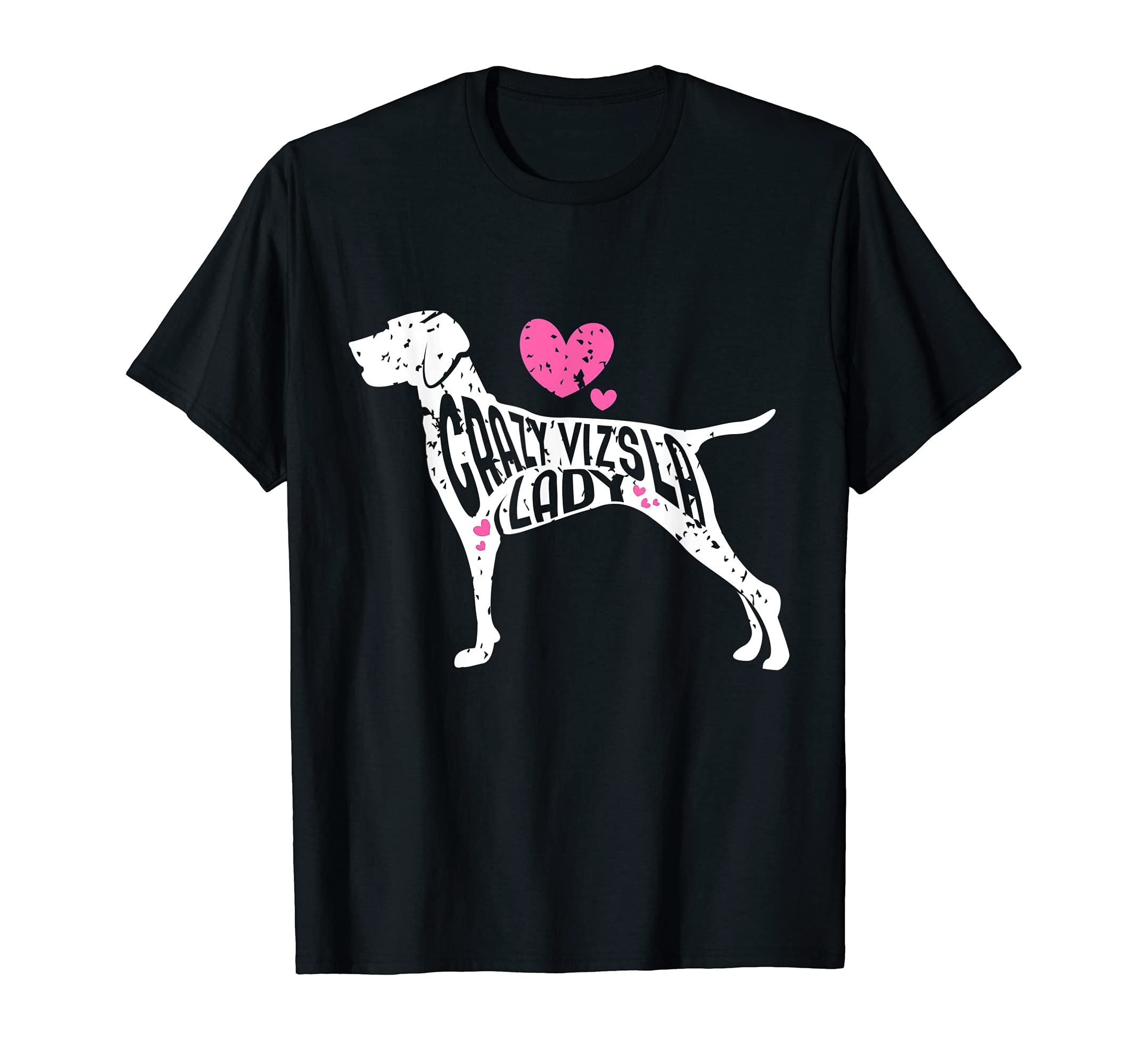 Hungarian Vizsla Dog Mom Crazy Vizsla Lady Funny Women Gift T-Shirt
