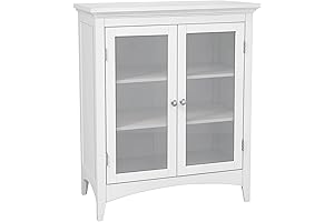 Teamson Home Madison Glass Bookcase with Doors