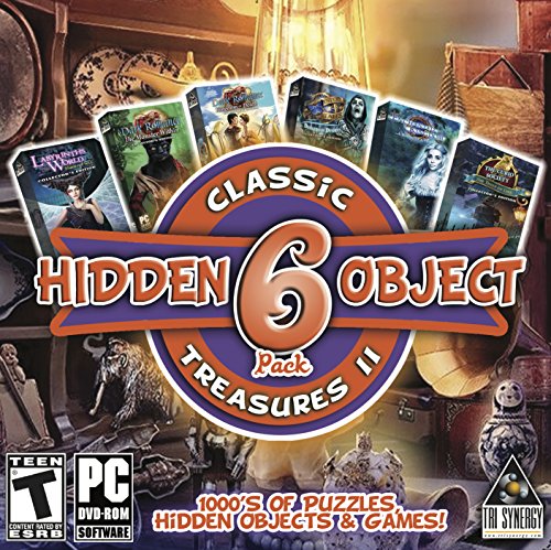 hidden objects computer games - Hidden Object Classic Treasures II - 6 Great Games - Collectors Editions Included