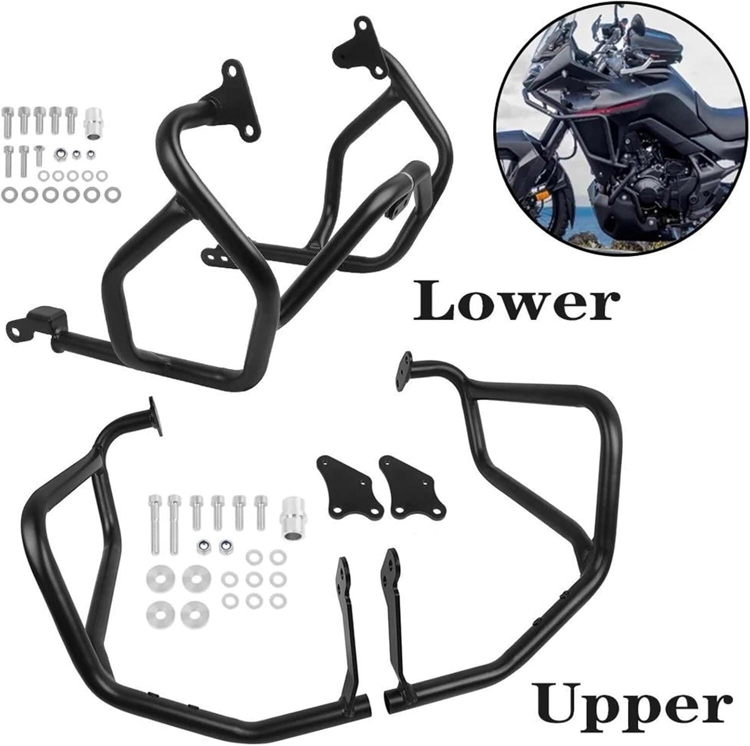 Barre protezione moto Per XL750 Per XL 750 Per TRANSALP 2023 2024 Motocicletta SUPERIORE INFERIORE Barre paramotore Highway