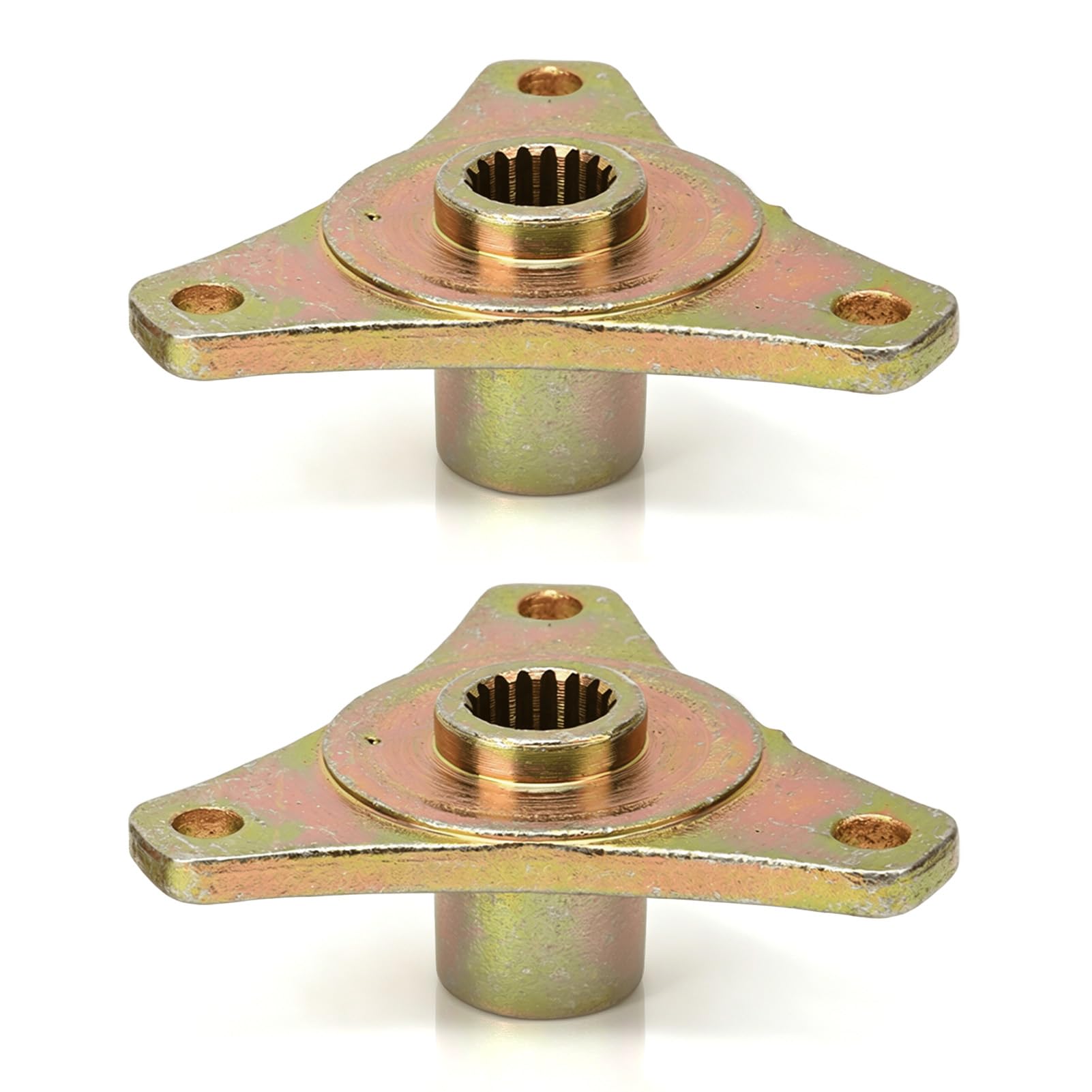 Spline-Hinterrad-Achsennabe, 2 Stück, 17 Zähne, 3 Bolzen, Stahllegierung, Spline-Radnabe Für Quad-Bike, ATV, Go-Kart, 50 Cc, 110 Cc