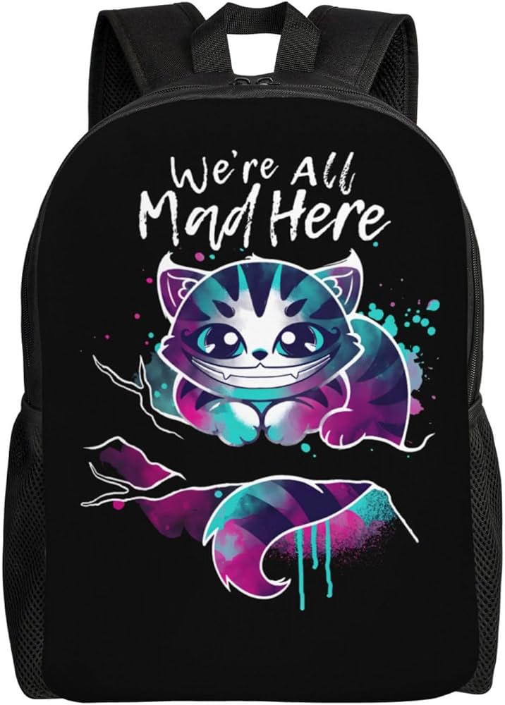Amazon.co.jp: リュック 不思議の国のアリス チェシャ猫 バックパック