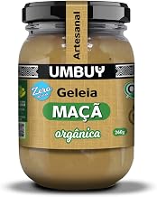 Geleia Orgânica Artesanal de Maçã Zero Açúcar Umbuy Orgânicos 260g