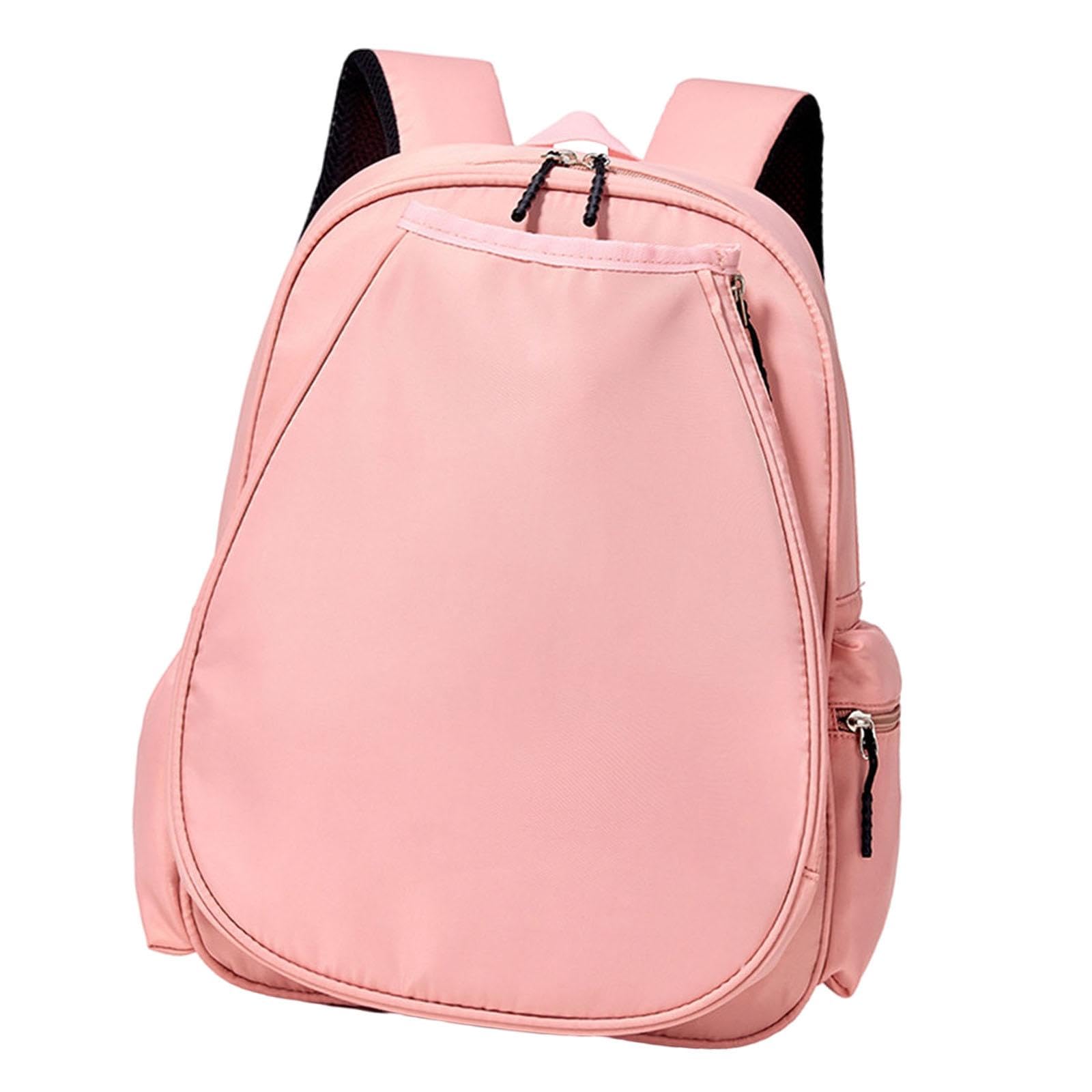 Colaxi Tennis Backpack Rucksack for Women Men Premium Water Resistant Multipurpose Adjustable Strap Portable Sport Bag Badminton Bag, Pink