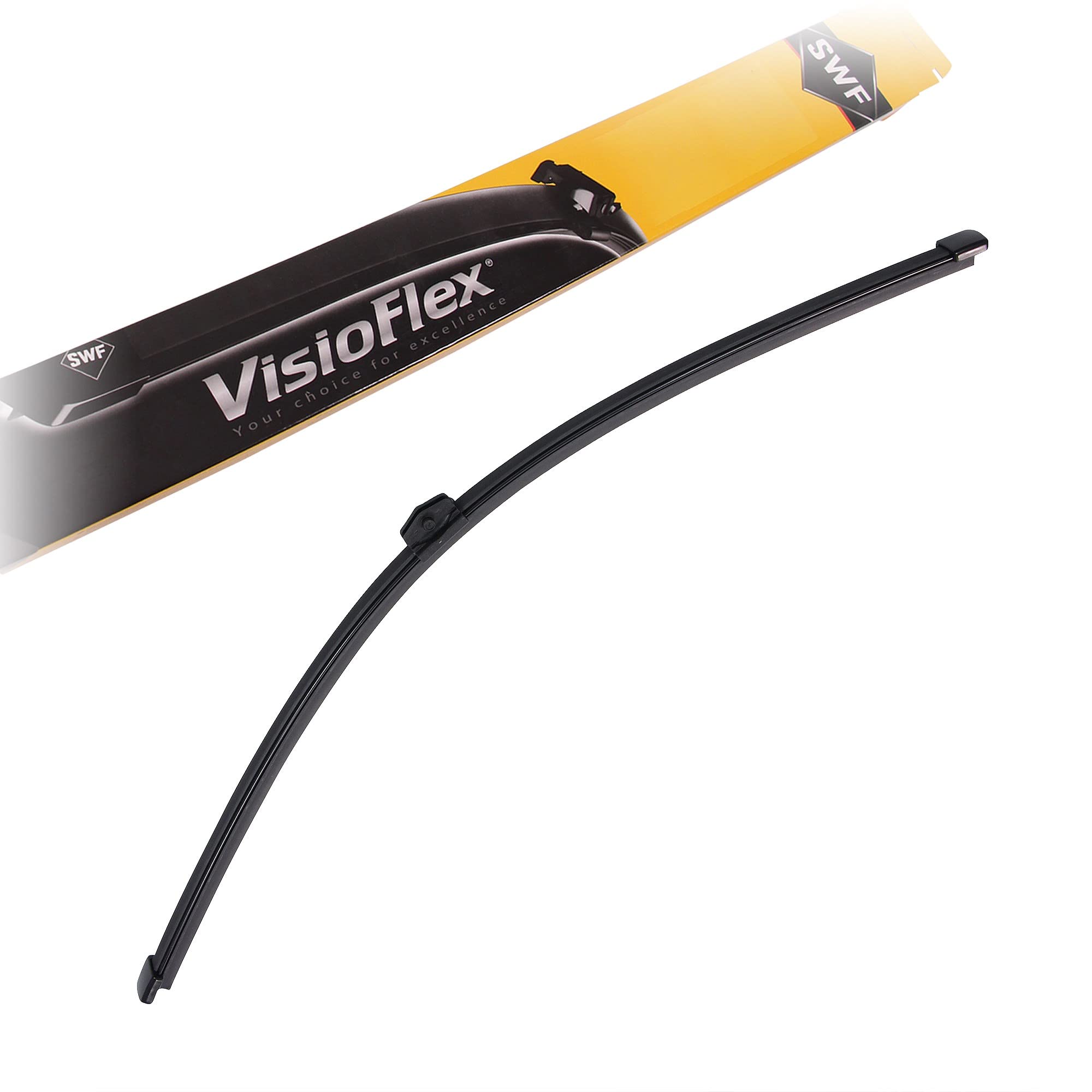 SWF VisioFlex Tergicristallo - Set 700mm E 600mm Con Adattatore FB1 Per Guida A Sinistra