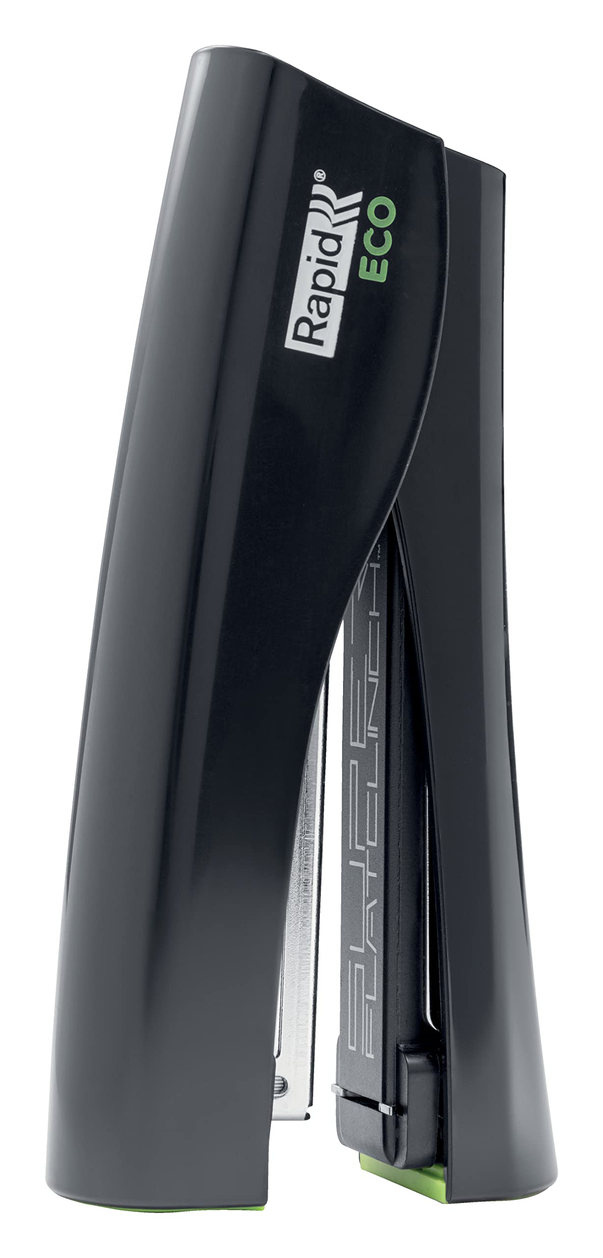 ECO Stand Up Stapler, Compact & Heavy Duty Stapler Made Using Recycled Plastic, For Home, Office Or School Use, Eco Conscious Stationery Range, Black, 24509000