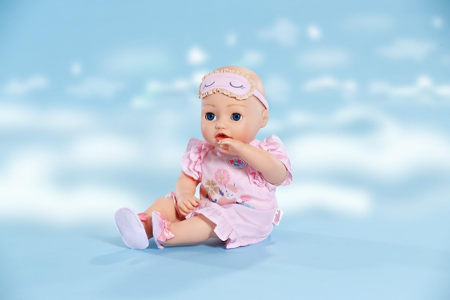 BABY born Nightgown with sleeping mask and slippers for dolls 43 cm, 838761 Zapf Creation