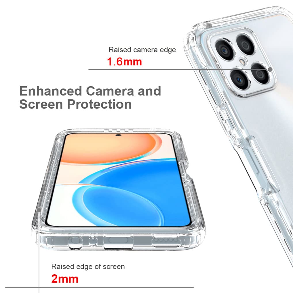 SEAHAI Cover per Honor X8a Cover, Ultra Sottile Custodia in