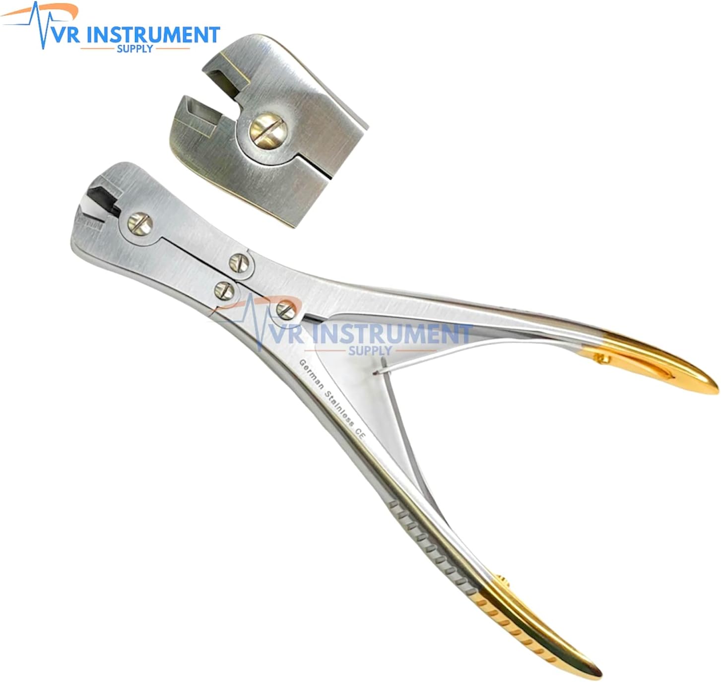 T/C Germany Tip Front & Side, Pin & Wire Cutter Surgical Orthopedic Tools Pliers 7"