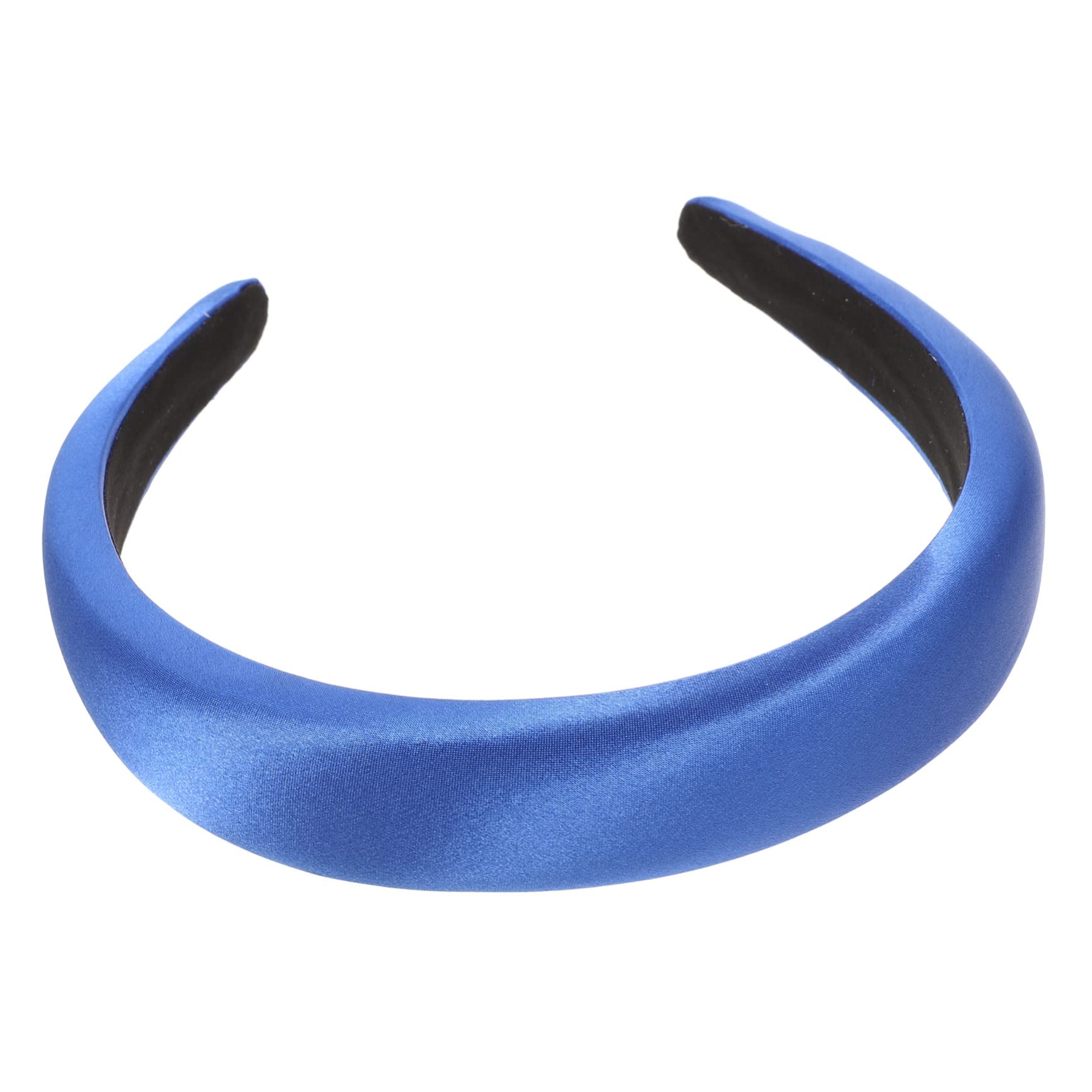 FRCOLOR 5pezzi Fascia Larga Imbottita Spugna Per Donne e Ragazze Headband Elegante Satin Accessorio Versatile Per Lisci e Ricci Comfort Per Tutti Giorni