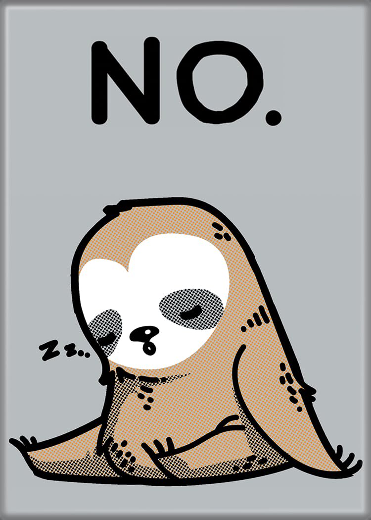 Ata-Boy Tobe Fonseca Dabbing Sloth 2.5 X 3.5 Inch Magnet