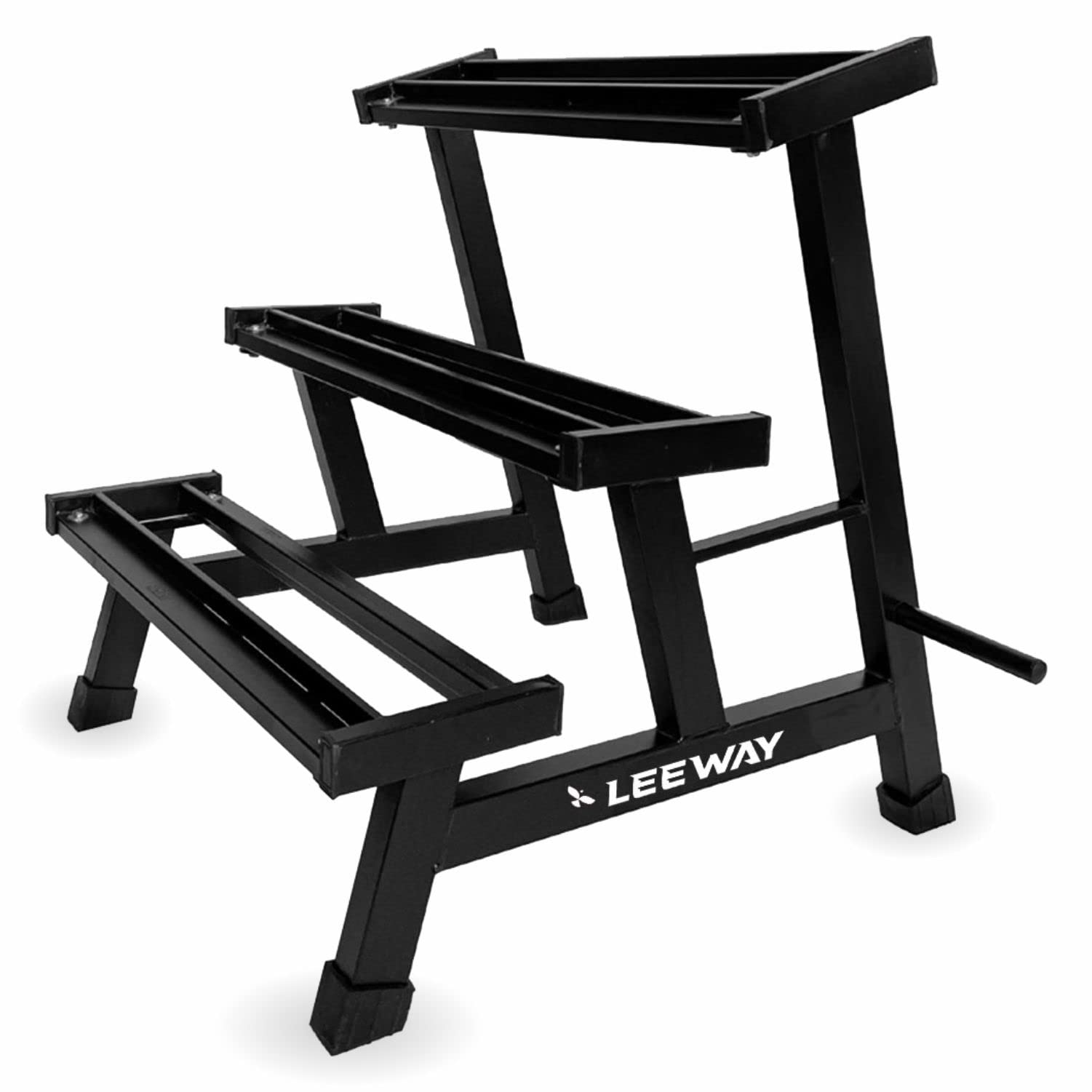 National Bodyline Leeway 3-Tier Dumbbell Weight Rack Storage Stand| Dumbbell Stand & Standard Weight Multilevel Weight Storage Organizer For Home Gym| Dumbbell Rack| Weight Stand, Black (3-Tier Dumbbell Rack) (B099ZF1GM3) Amazon Price History, Amazon Price Tracker