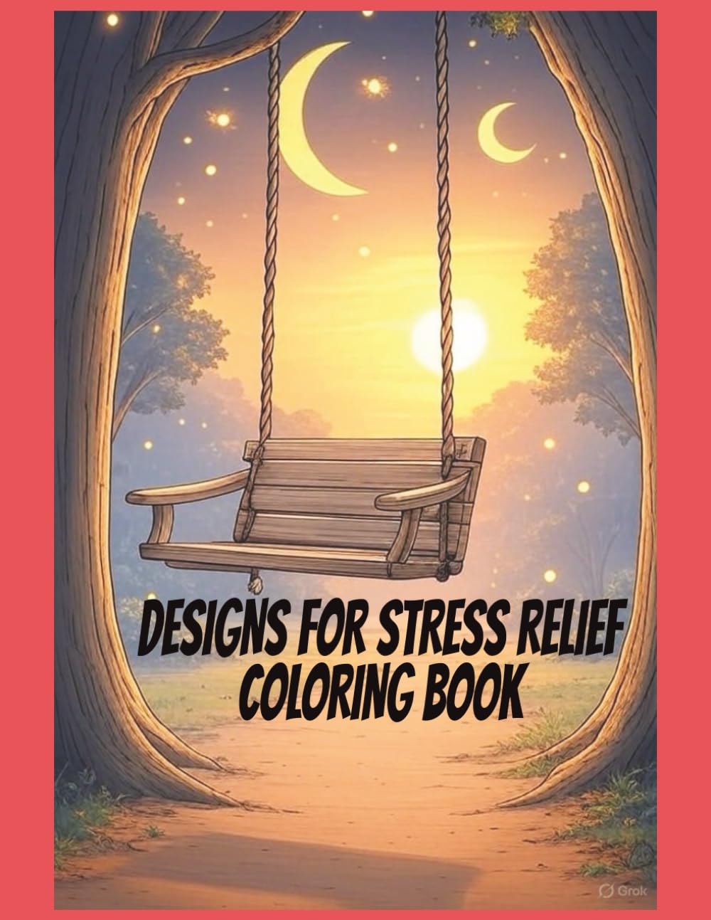 "DESIGNS FOR STRESS RELIEF COLORING BOOK": Relaxing Patterns & Peaceful Pages to Soothe the Mind