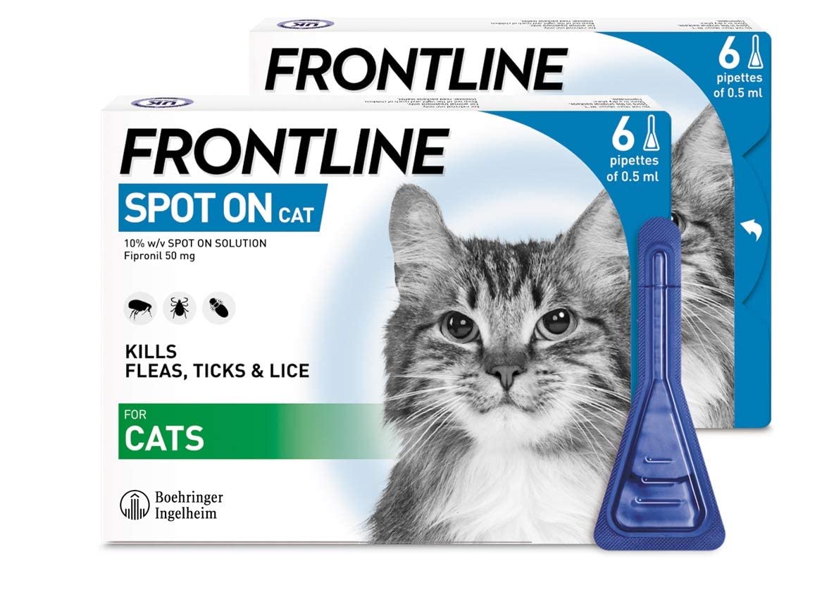Frontline Spot On Flea And Tick Treatment For Cats 12 Desertcart