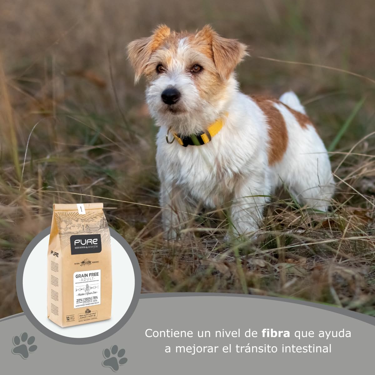 Pure Grain Free Country Chicken 12 kg – Pienso Holístico con Carne Fresca Sin Cereales – Perros Adultos – Alta Digestibilidad