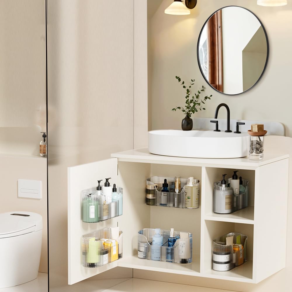 LXTaoler Organiseur De Sac à Main Suspendu, 2 Pièces 6 Poches Anti-Poussière, Sac De Rangement Pour Armoire, Placard, Système D'organisateurs Economisant De L'Espace, Lavable