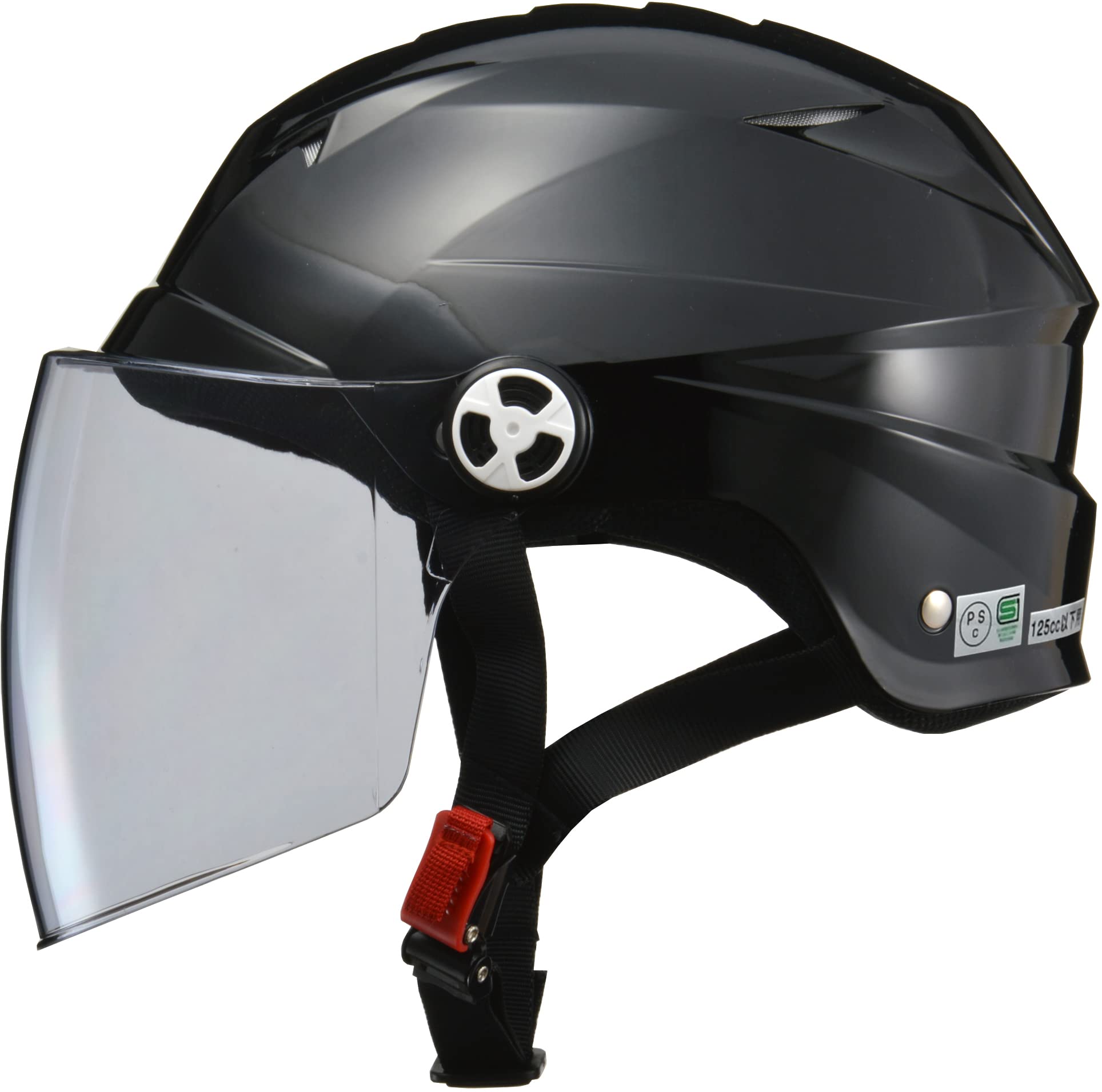 Amazon | リード工業(LEAD) バイクヘルメット ジェット SERIO シールド 