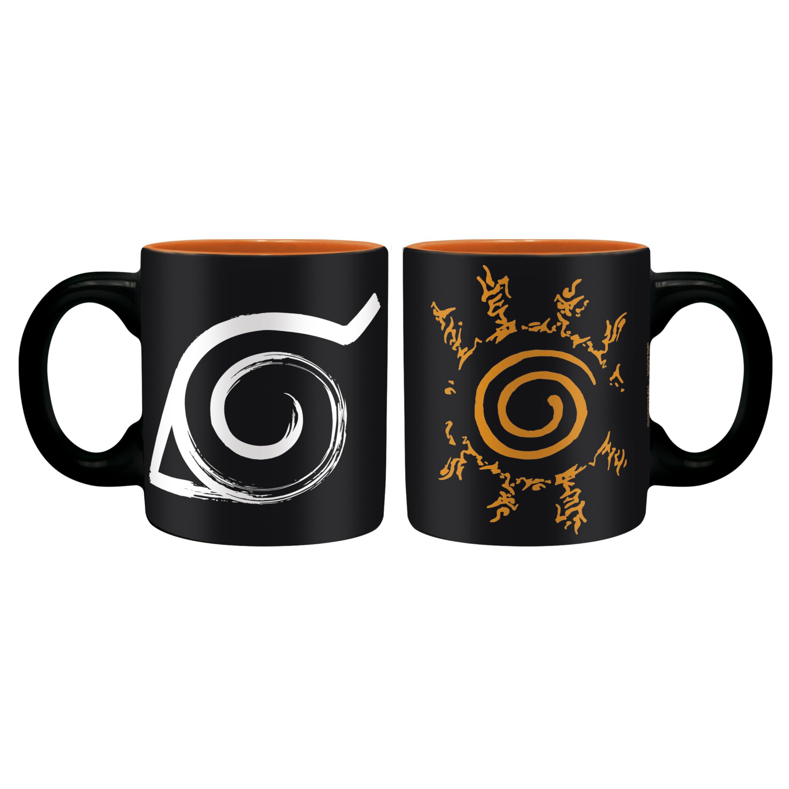 ABYSTYLE Naruto Shippuden Set aus Glas + Espresso-Tasse – offizielles Produkt – 2-teiliges Set – Goodies Ninja Collector