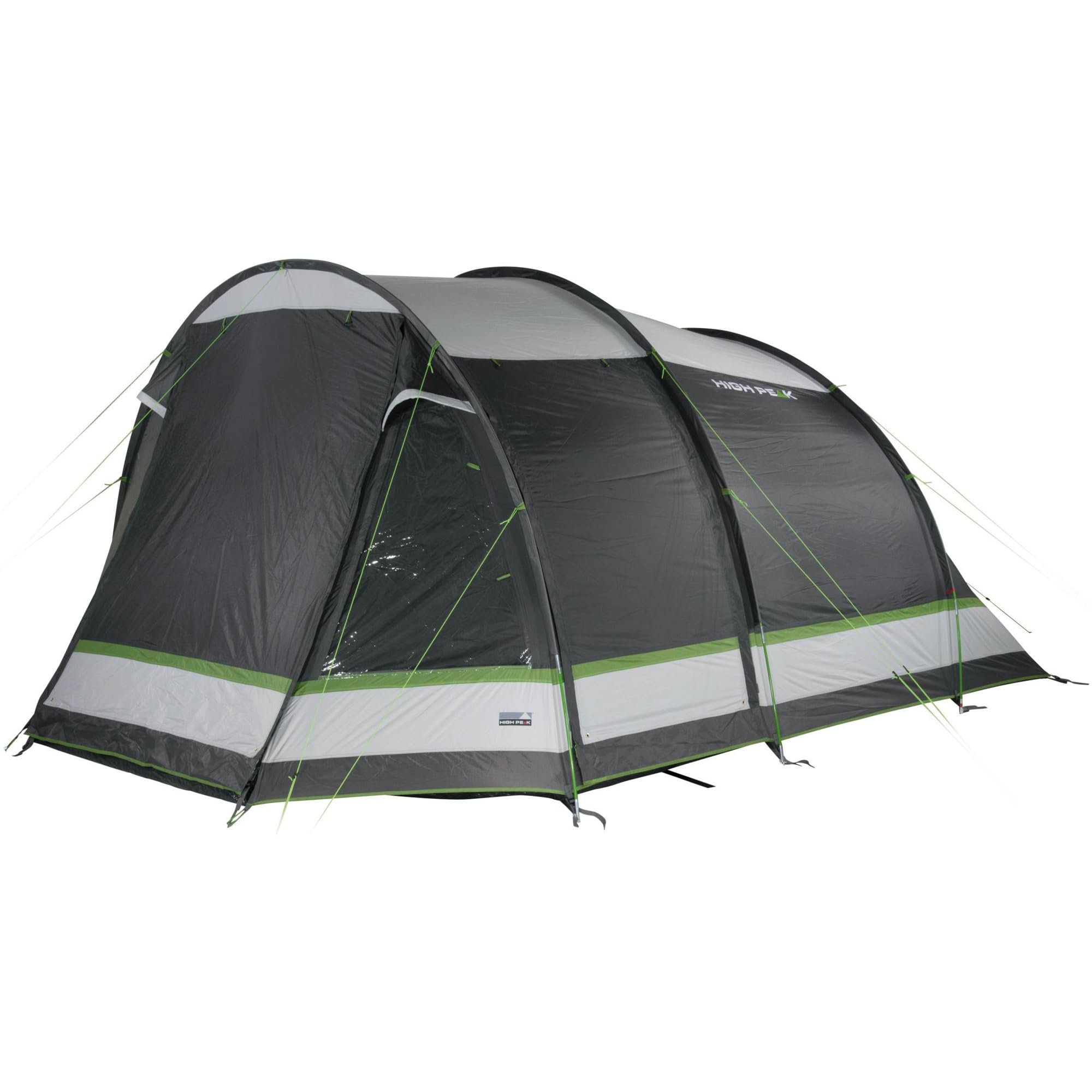 High Peak Tunnelzelt Merano 5.0 Personen Camping Familie Zelt 2 Kabinen Vorzimmer