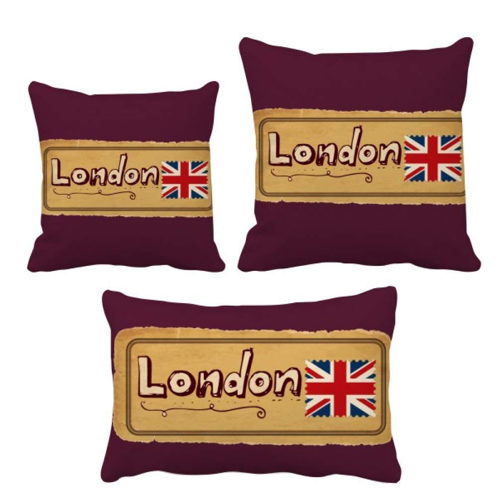 Coussin Union Jack Londres et Bretagne pour canapé inconfortable ou usé