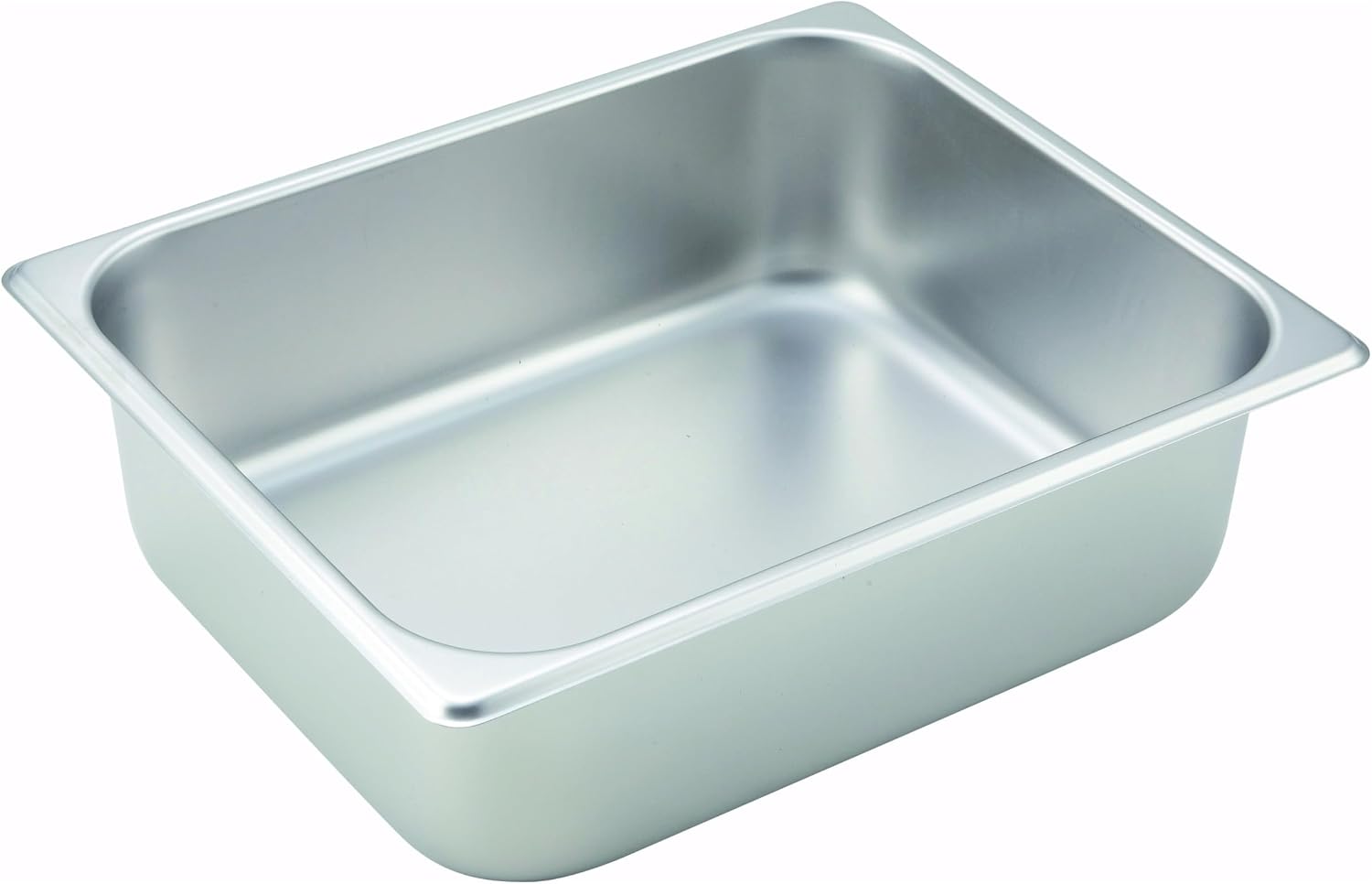 Winco SPH2 44198 Size Pan 2 1/2" (NSF), Stainless Steel, Medium