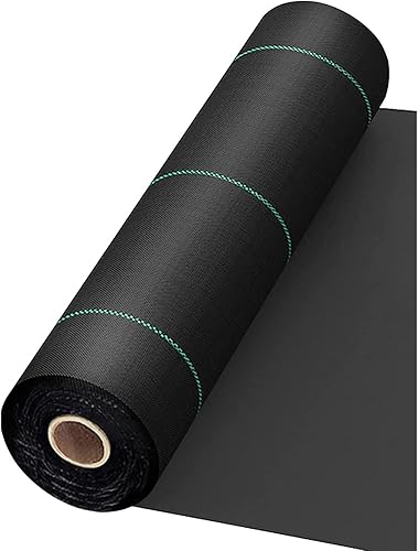 Tapete de jardín para evitar malas hierbas, geotextil, tela de paisajismo de jardín resistente, tapete de control de malezas para exteriores, tapete