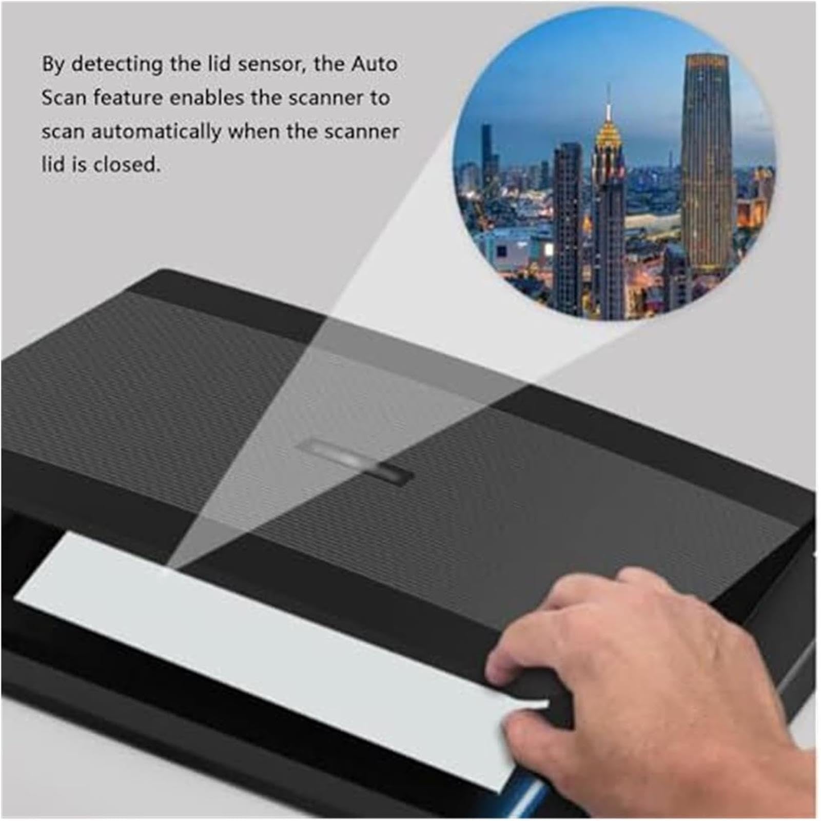 Scanner piano A3 for grandi formati, ricondizionato professionalmente