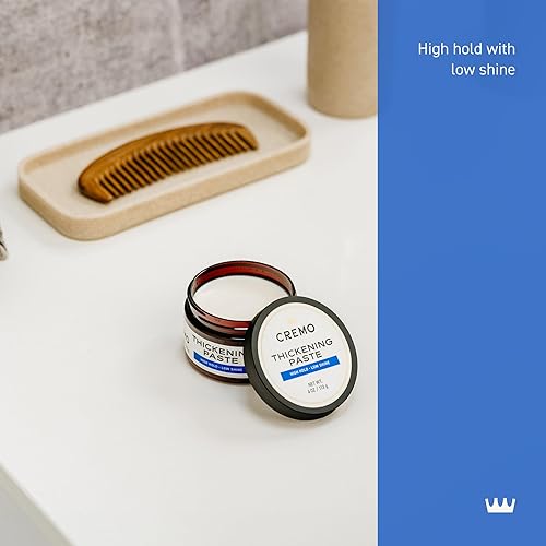 Miniatura 2 de Cremo Pasta espesante para peinar el cabello de alta calidad alta sujeción bajo brillo 4 onzas