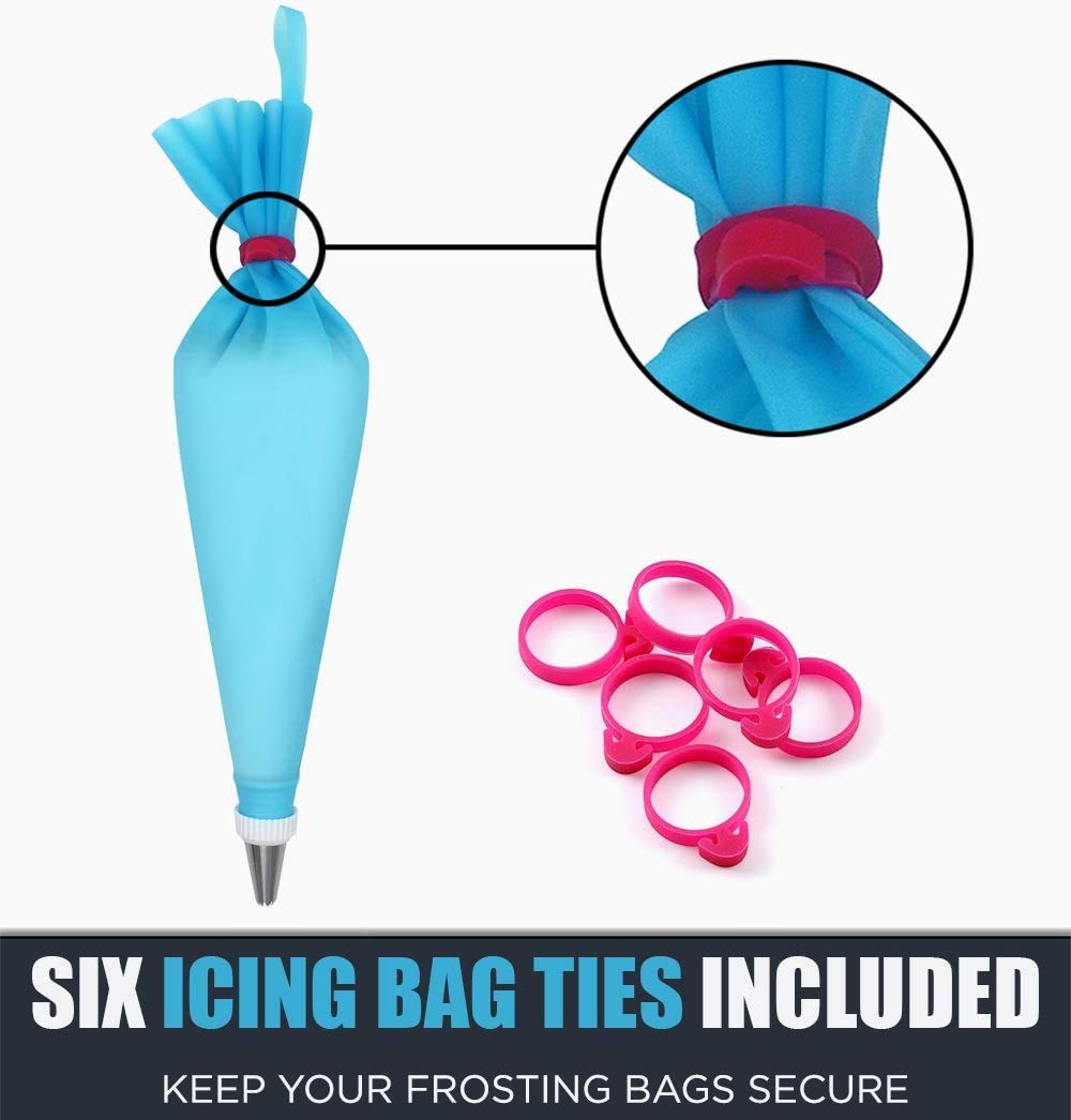 Pastry Bag And Coupler Set Frosting Kit For Cake Decorating