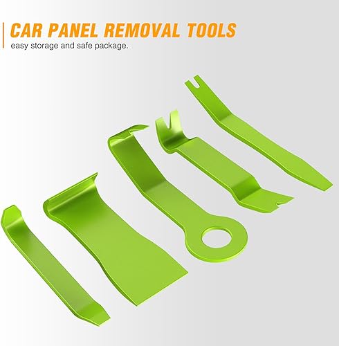 Miniatura 133 de GOOACC Kit de herramientas de eliminación de molduras automáticas de 9 piezas, kit de herramientas antiarañazos para el audio del automóvil, kit