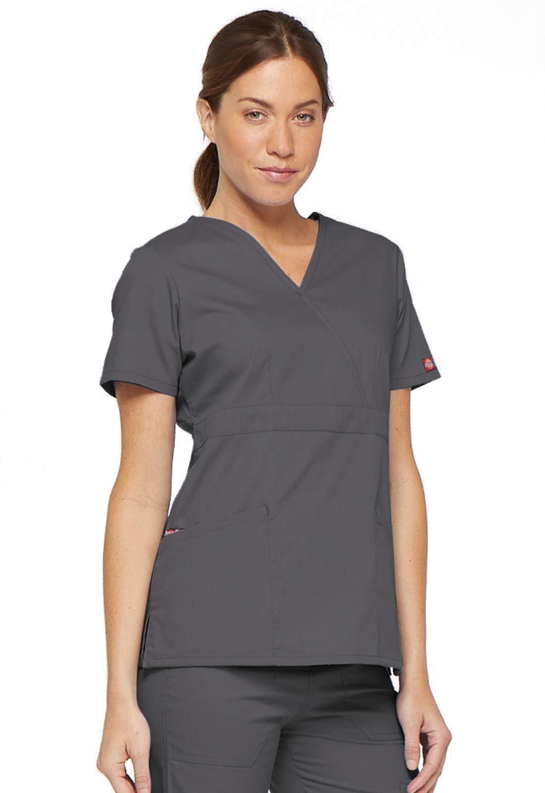 Dickies Damen EDS Signature Scrubs Missy Fit Mock Wrap Top Medizinisches Schlupfhemd