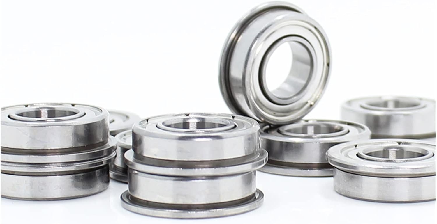 LANGshaw F688ZZ Bearing ABEC-5 (10PCS) 8 * 16 * 5 mm Flanged F688Z Ball Bearings F688 ZZ F618/8ZZ Leisurely