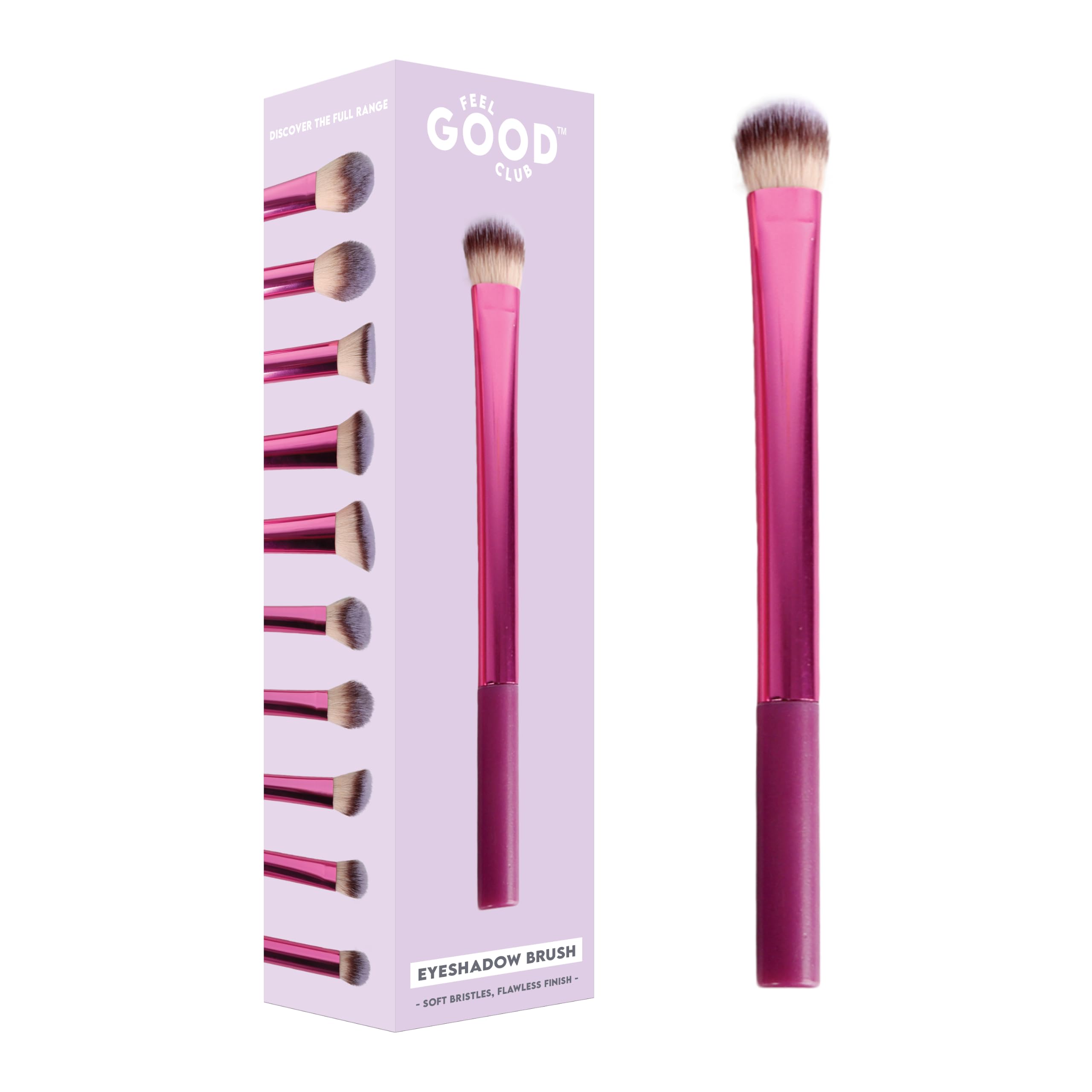 Feel Good Club Eyeshadow Brush 1 Pc | Soft Synthetic Bristles For Smooth, Blendable Eye Makeup Application | Lightweight Handle for Comfortable Control-image-40