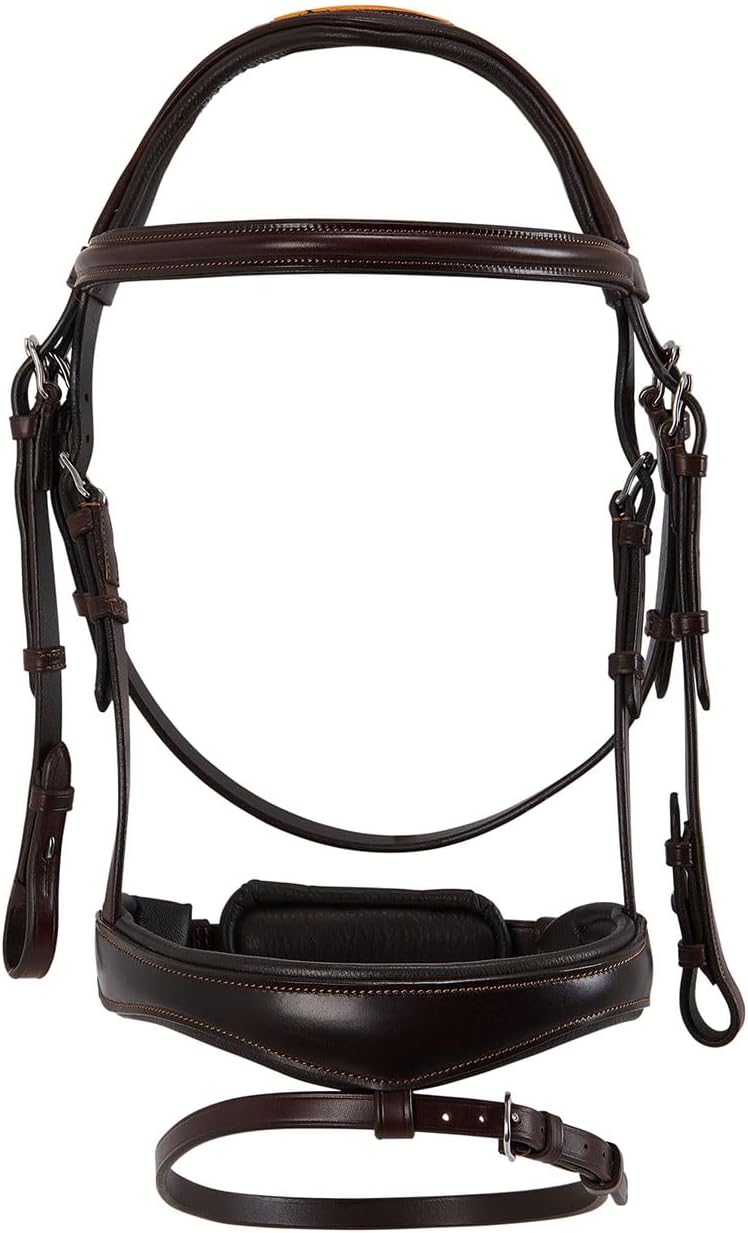 Acavallo Maestà Bridle Headstall Calfskin, Full Size, Dark Brown