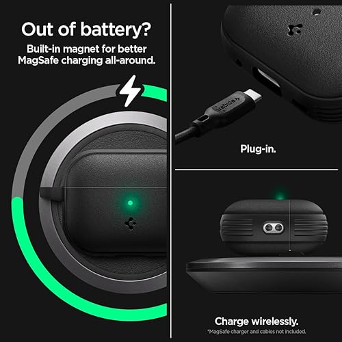 Miniatura 6 de Caseology Funda para Airpods Pro 2 llavero mosquetón incluido diseñada para Airpods Pro de 2 generación (2022), color azul marino