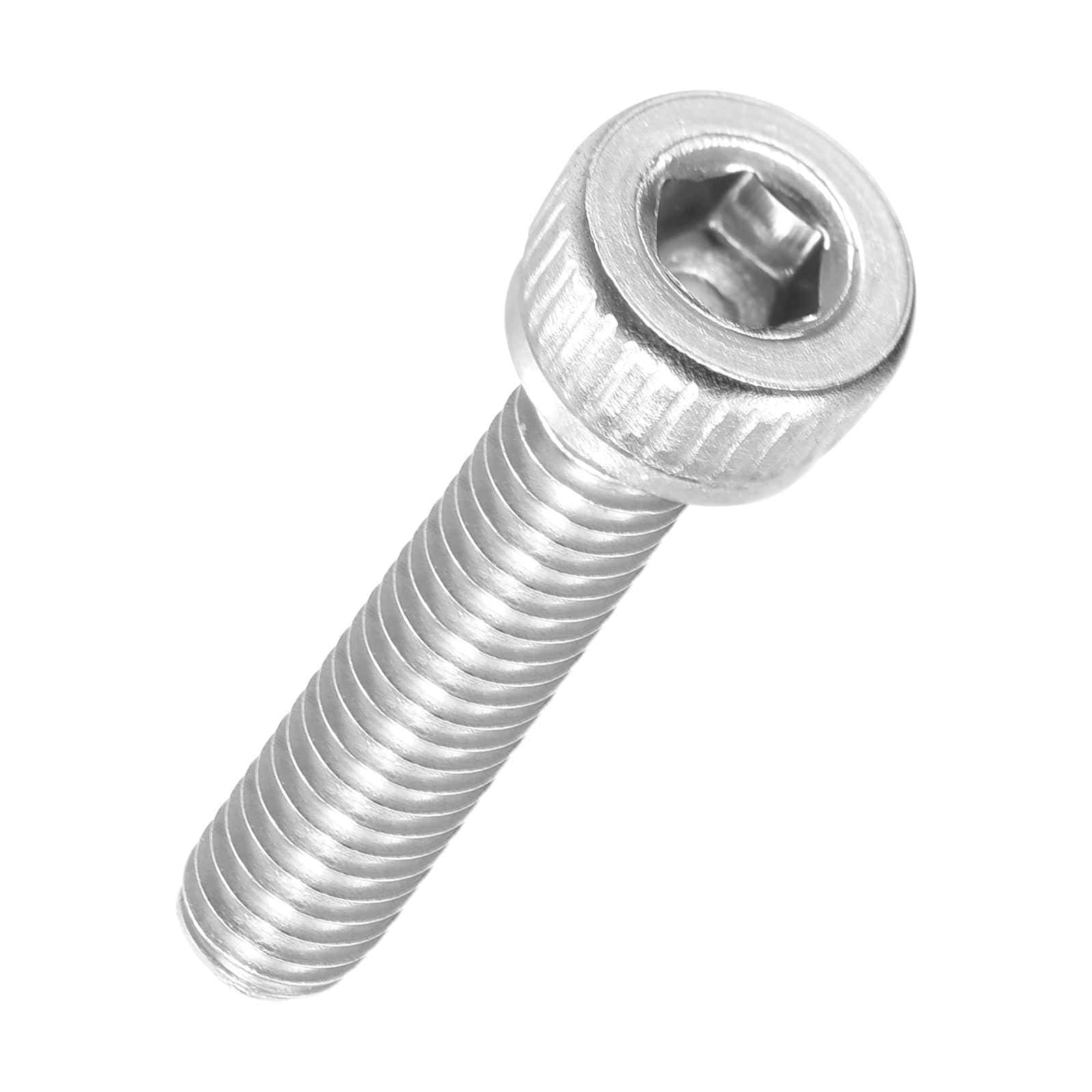 Kozelo 50pcs Socket Head Cap Screws - [M2.5-0.45 x 10mm] 304 Stainless Steel Allen Socket Drive for Electrical Motor 3D Printing Fan Engine Replacement Use, Silver — image 1